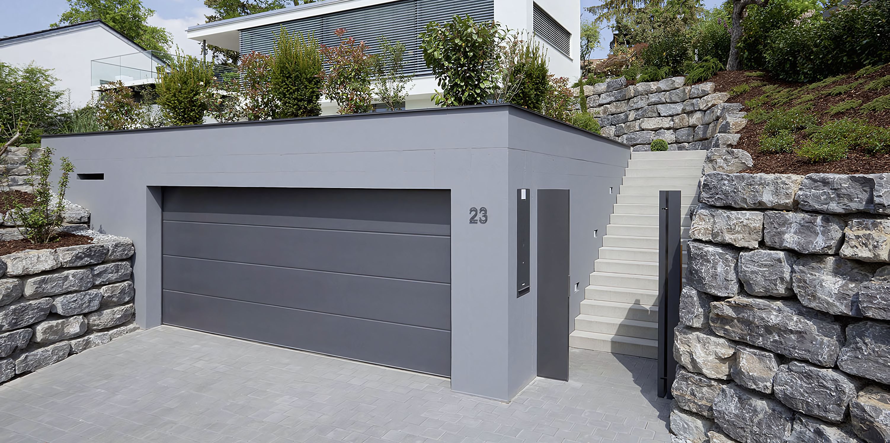 Sektionaltore aus Stahl